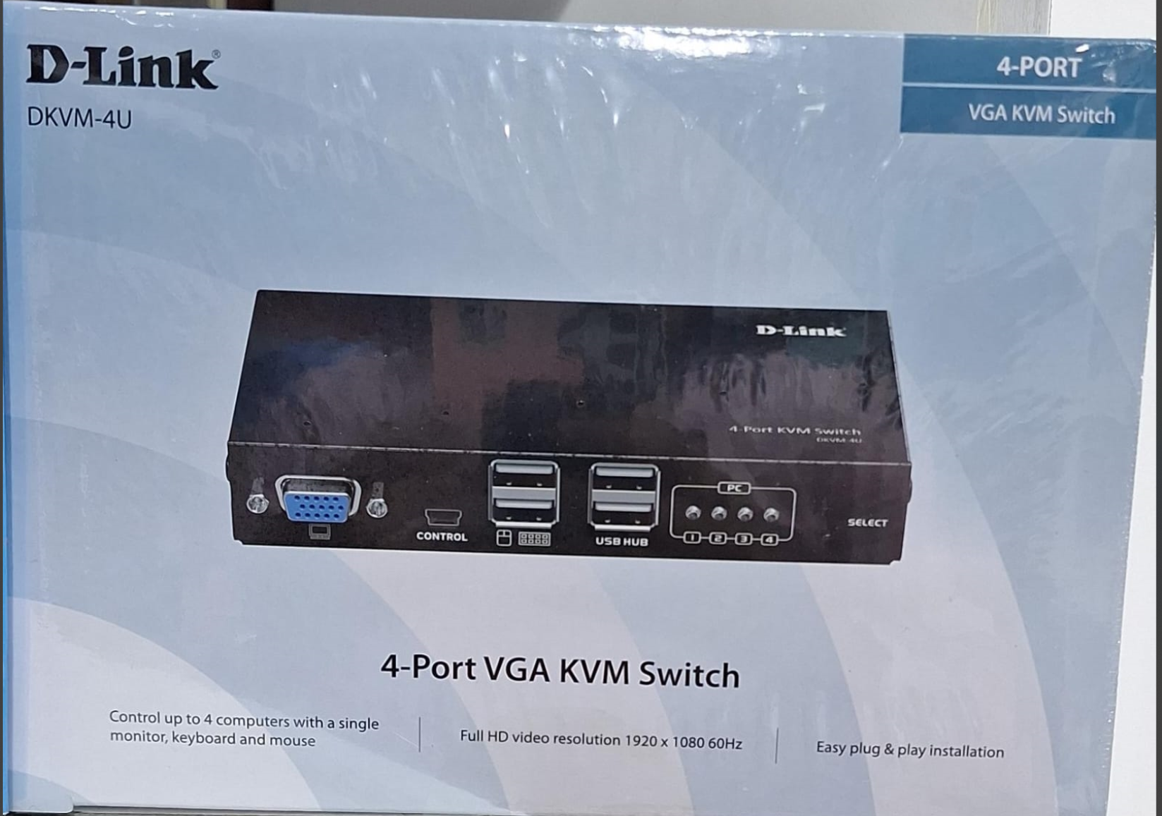 D-Link 4-Port USB KVM Switch DKVM-4U D-Link 4-Port USB KVM Switch DKVM-4U